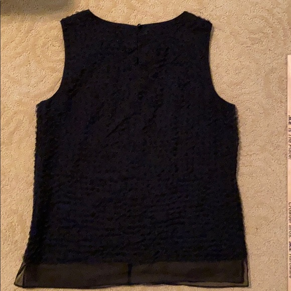 Silk, sleeveless Talbots top - Picture 2 of 6